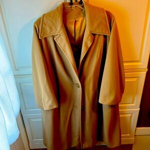 Vintage Kashmiracle full length tan coat